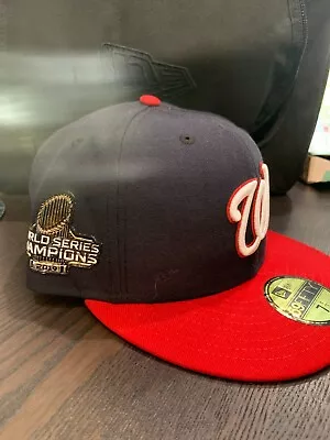Washington Nationals 2019 World Series Champions Hat 7 1/4 New Era • $19.99