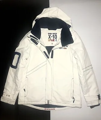 QUBA Sails X-10 White Heritage Jacket Women’s Size 10 New Without Tags • £175