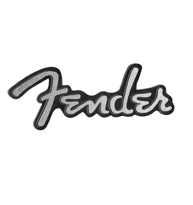 Fender Guitar Logo Mini 3D Metal Decal Sticker • $5.82