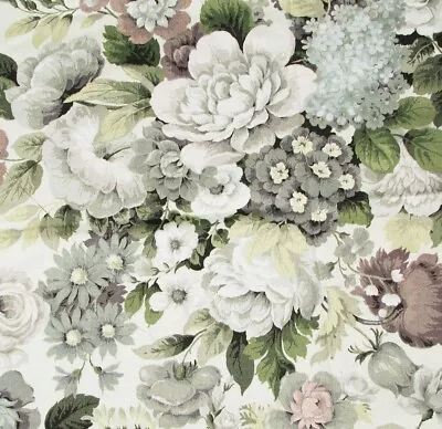 £62 • Buy 3 Meters X SANDERSON  Lara  Cotton Fabric Classic Vintage Roses