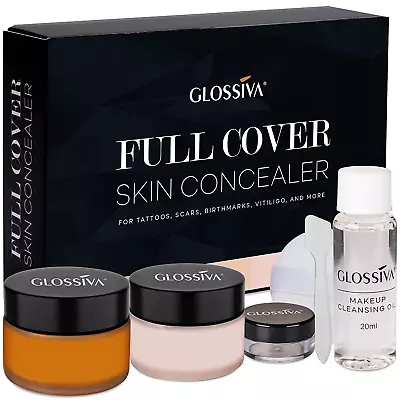 Tattoo Cover Up Makeup Waterproof Concealer For Dark Spots Scars Vitiligo ... • $34.47