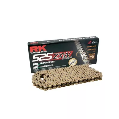 Rk Xw-ring G&b 525zxw/112 Rivet Chain For Kawasaki 1000 Zx10r Ninja 2011-2016 • £97.33