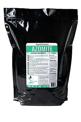 10 Pound AZOMITE Fertilizer - Volcanic Ash Rock Dust Powder - 67 Trace Minerals • $24