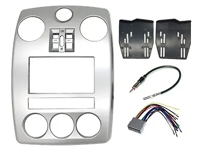 $72.99 • Buy Silver Double Din Dash Complete Kit Install Car Radio Stereo Fits PT Cruiser 
