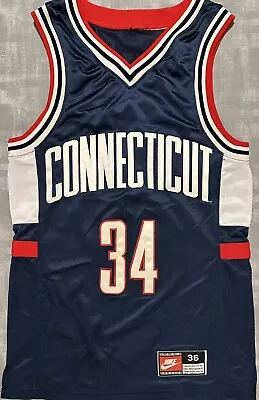 Authentic Vintage Nike Ray Allen UCONN Connecticut Huskies Basketball Jersey • $299.99