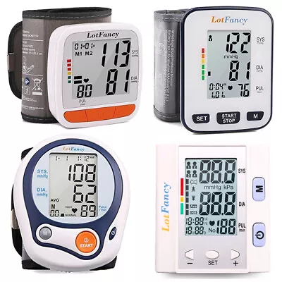 Digital Wrist Blood Pressure Monitor Automatic BP Machine Heart Rate Detection • $13.66