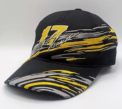 Matt Kenseth Hat Snapback Yellow Black Dad Cap Racing Nascar Dewalt Vintage #17 • $19.99