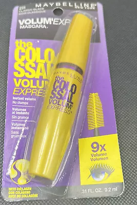Maybelline Volume Express The Colossal Mascara 231 Classic Black • $7.99