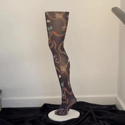 £11.99 • Buy Patterned Printed Tights Festival 60's 70's 90's Bright Vintage Pop Art Comic