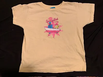 Vintage 2000 Spongebob Squarepants Malibu Boat Girl Women T-Shirt Size Medium • $12.99