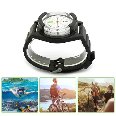 $9.35 • Buy Compass Watch Waterproof Survival Compass Portable Diving Sighting Wrist Compass
