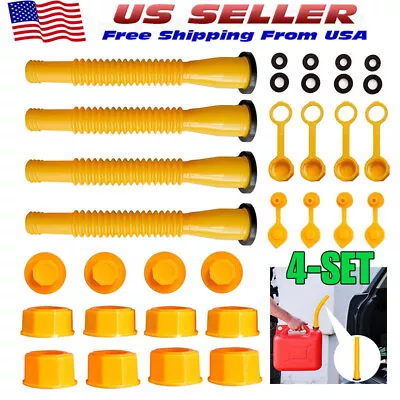 4 SETS Replacement Gas Can Spout FIT Blitz Midwest  Scepter Briggs & Stratton US • $13.59