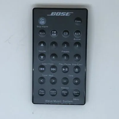$10 • Buy Genuine Bose Wave Music System Black Remote Control For AWRCC1 AWRCC2 Radio/CD