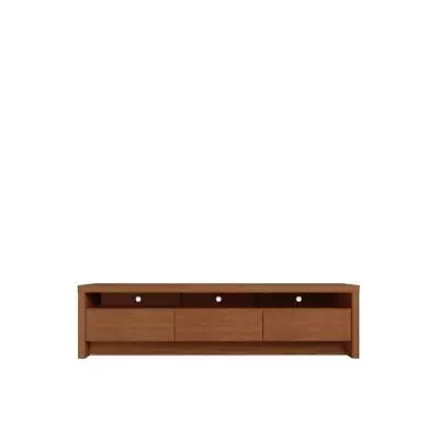 Manhattan Comfort TV Stand 70.47  Cable Management Fits TV's Up To 60  Brown • $598.48