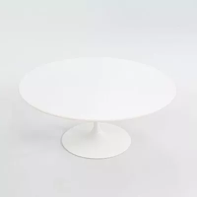 2016 Eero Saarinen For Knoll Tulip Coffee Table 35 Inch Round Laminate 2x Avail • £1447.70