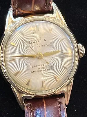 $110 • Buy Bulova Automatic Gents Watch 23 Jewels Self Winding Six Adjustments