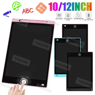 $4.89 • Buy 10  LCD Writing Tablet Electronic Drawing Notepad Doodle Board Kids Gift Office