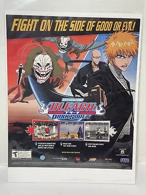 Bleach Dark Souls Nintendo DS 2008 Print Ad/Poster Official Promo Anime Art • $14.99