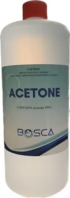 Acetone 100% 1L - Pure Remove Gel Acrylic Nail Polish Remover 1L • $19.50