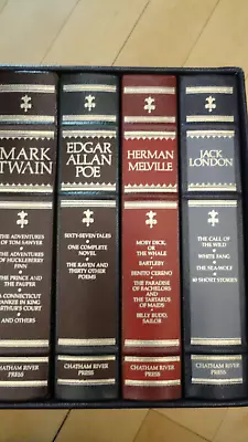 Chatham River Press Jack LondonHerman Melville/Edgar Allan PoeMark Twain 80's • $30