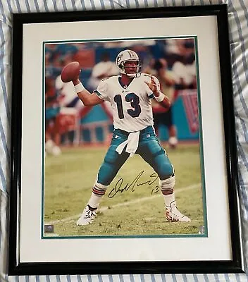 Dan Marino Dolphins Signed Framed & Double Matted 16x20 Photo Mounted Memories • $225