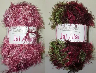 Moda Dea Jai Alai Discontinued Yarn 50 Gr 1.76 Oz 98 Yds 5 Bulky Bloom Or Damson • $2.98