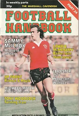 £2.75 • Buy Marshall Cavendish Football Handbook Part 24 - Sammy Mcllroy , Leicester City