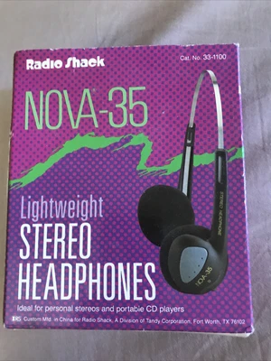 $19.99 • Buy Radio Shack Nova-42 Stereo Headphones, New