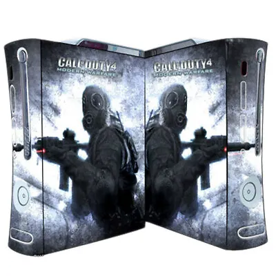 $7.99 • Buy 85 COD4 Vinyl Decal Sticker Skin Cover For Old Original Xbox360 Console