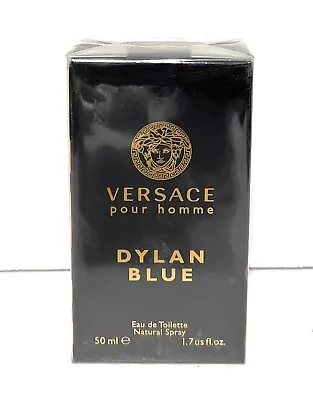 Versace Pour Homme Dylan Blue 1.7oz /1.6 Oz /50 Ml Men's Edt Spray NEW Authentic • $38.95