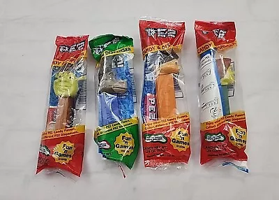 Vintage NEW Pez Dispenser Lot Of 4 SHREK Fiona Puss 'n Boots Donkey 4.9 • $14.95