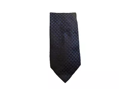 Canali Textured Dark Blue 100% Silk 3.5  Tie Made In Italy • $10