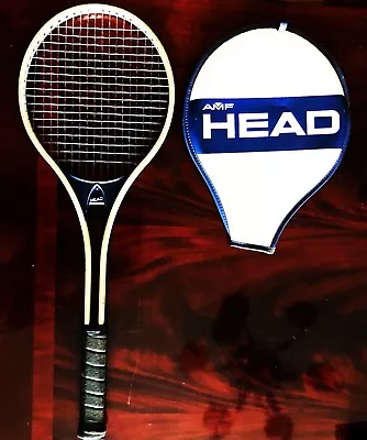 AMF Head Tennis Racquet W/ Cover 4 3/8 L Grip Court Game Professional Sports VTG • $26.99