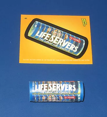Wacky Packages Eraser Series 2 Life Servers #6 With Matching Sticker • $2.95