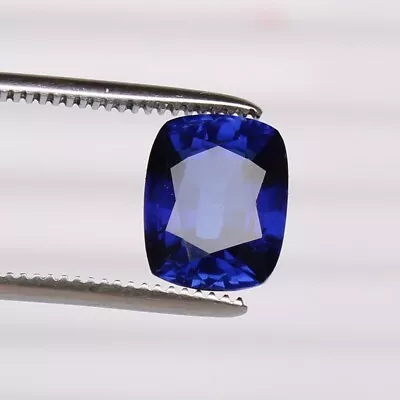 Blue Sapphire 5.60 Ct Cushion Cut 11.20x 8.80 X 5.85 Mm Lab Grown Loose Gemstone • $9.99