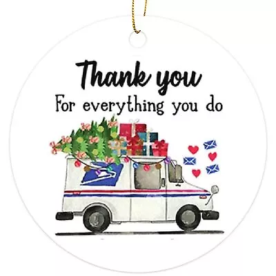 Mail Carrier Ornament Gift For Postal Worker Ornament - Christmas Oranment - ... • $15.83