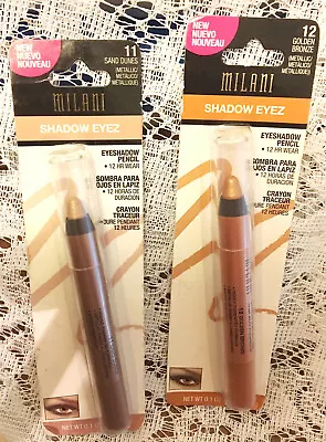  1  MILANI SHADOW EYEZ Eyeshadow Pencil 12 HR WEAR • $8.95