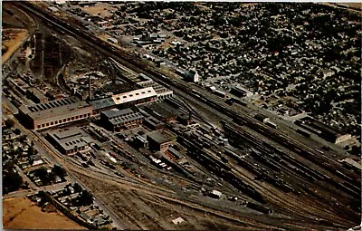 Panorama Of Livingston MT; Northern Pacific Railroad Repair Shops; Postcard H6 • $11.50