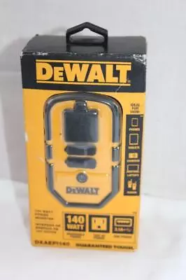 DeWalt DXAEPI140 140-Watt Portable Car Power Inverter With Dual USB Ports   NEW! • $29.95