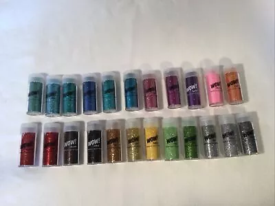 American Crafts 23 Assorted WOW Extra Fine Glitter Craft Project Shakers • $18.50