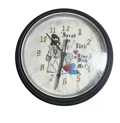 Handmade Embroidered Elvis Clock • $18.99