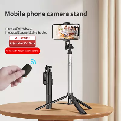 Bluetooth Selfie Stick Tripod Wireless Rotating Remote For IPhone Mobile Phone • $15.99