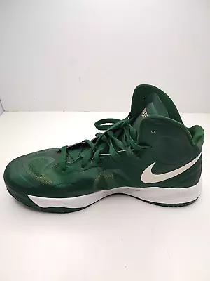 Nike Zoom Hyperfuse 2012 Men's Basketball Shoes Size 13 Green White 525019-300 • $66.75