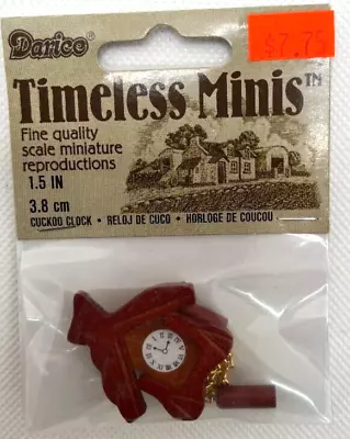 New Miniature Cuckoo Clock Timeless Minis #2318-75 Dollhouse Or Crafts • $6.75