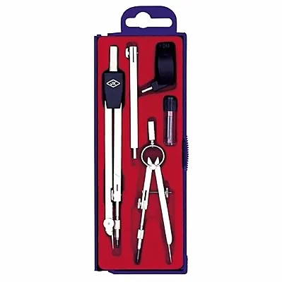 £8.99 • Buy Jakar Drawing Set Compass Extension Arm Spring Bow Pen Adaptor Spare Leads -1048