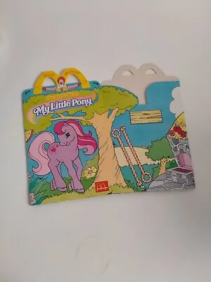 My Little Pony MCDONALDS HAPPY MEAL BOX - Art - Toy Collectors Advertising • £3.25
