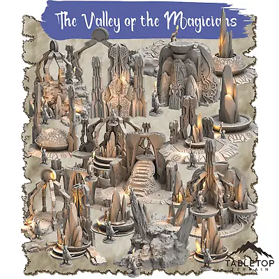 The Valley Of Magicians - Thematic Dungeon Terrain - Fantasy Tabletop Terrain  • $6.79