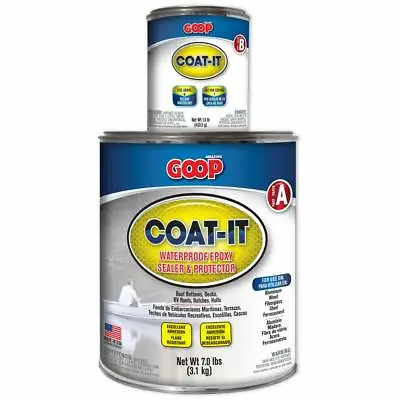 Goop 5400060 Coat-It Epoxy Sealer Adhesive Kit - 8 Lb • $59.28