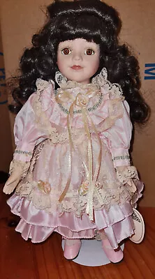 Homeart Female Porcelain Doll  Jan  30cm/11  W/stand • $13