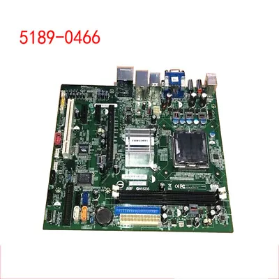 FOR HP Motherboard MCP73M02H1 5189-0466 775/P31/DDR3 M-ATX Motherboard Test Ok • $98